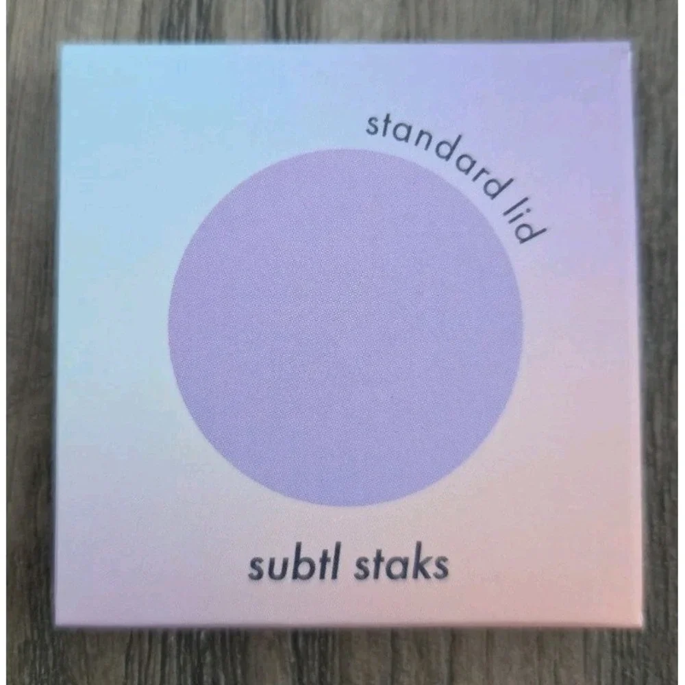 NIB Subtl Beauty Stak Standard Lid Purple
